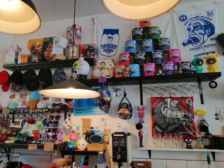 Christchurch B&amp;B Spooky Boogie cafe counter